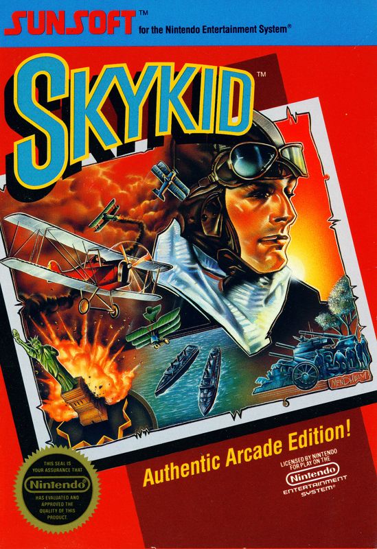 Sky Kid box art for Famicom